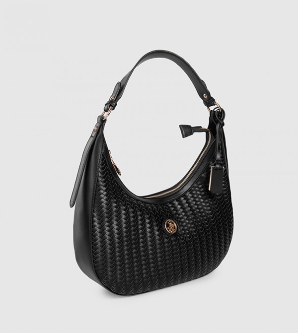 Beverly Hills Polo Club  Hobo Bags - Black Hobo Bags