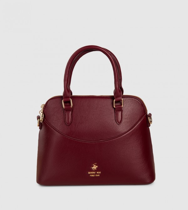 بيفرلي هيلز بولو كلوب بيفرلي هيلز بولو كلوب - بورغندي Satchel Bags