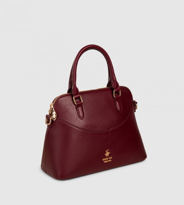 بيفرلي هيلز بولو كلوب بيفرلي هيلز بولو كلوب - بورغندي Satchel Bags