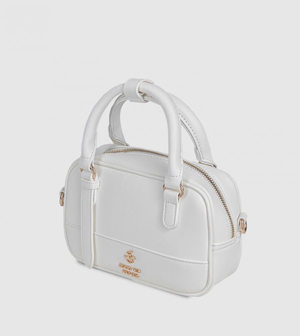 Beverly Hills Polo Club - White Handheld Bags