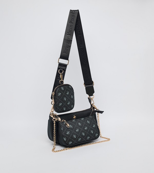 بيفرلي هيلز بولو كلوب بيفرلي هيلز بولو كلوب - أسود حقائب بحمالة طويلة