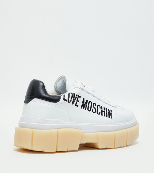 Love Moschino  - White Low Top