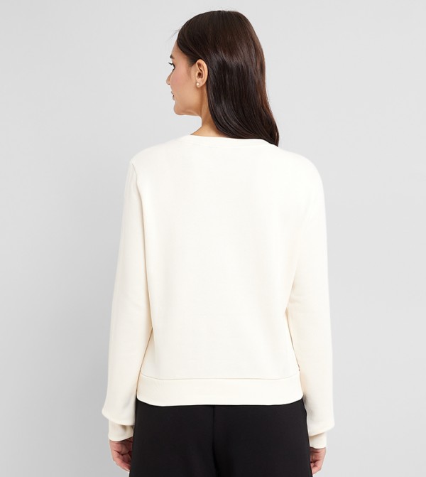 Armani Exchange  - Off White Sweatshirts