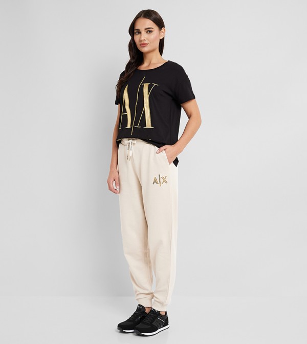 Armani Exchange - Beige Joggers