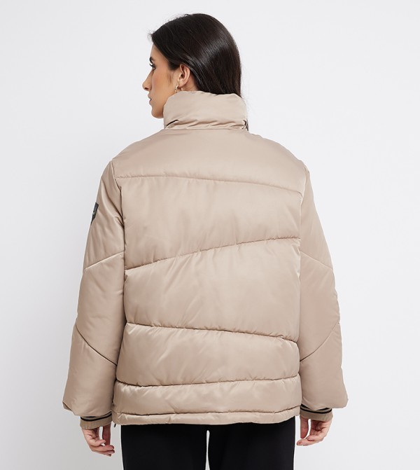 Armani Exchange - Beige Puffer & Quilted Jackets