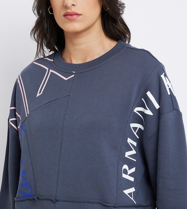 Armani Exchange - Navy Sweatshirts