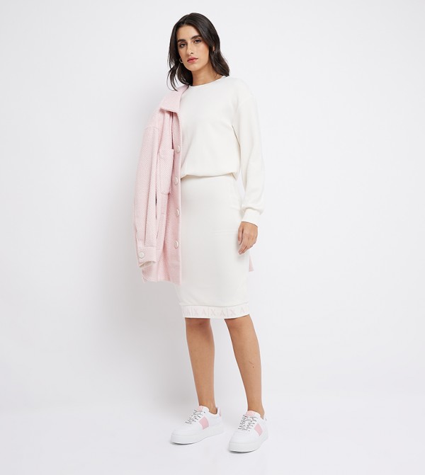 Armani Exchange  - White Casual Dresses