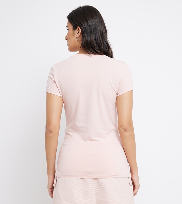 Armani Exchange  - Pink Casual T-Shirts
