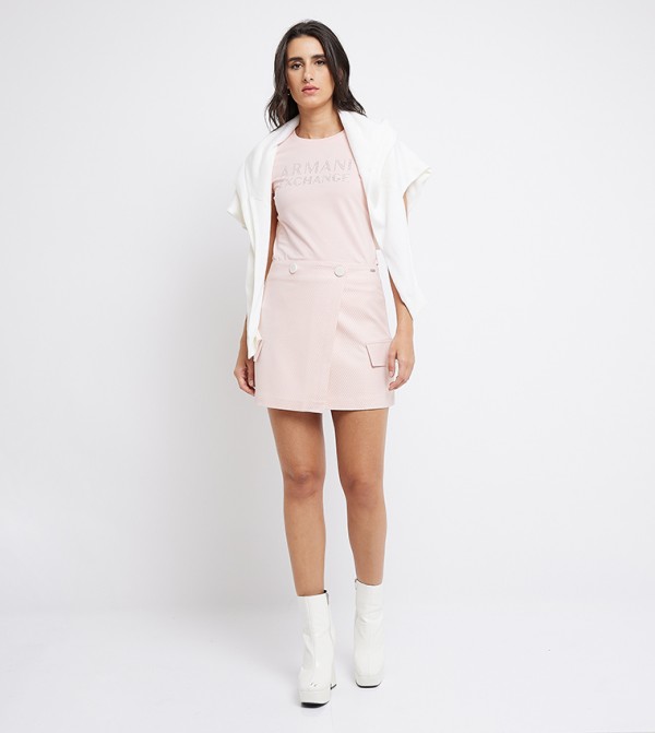Armani Exchange  - Pink Casual T-Shirts