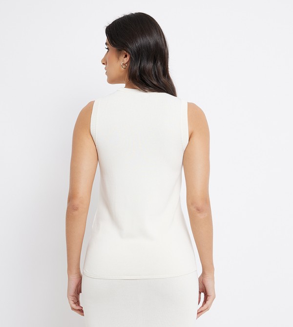 Armani Exchange  - Off White Tops & Blouses