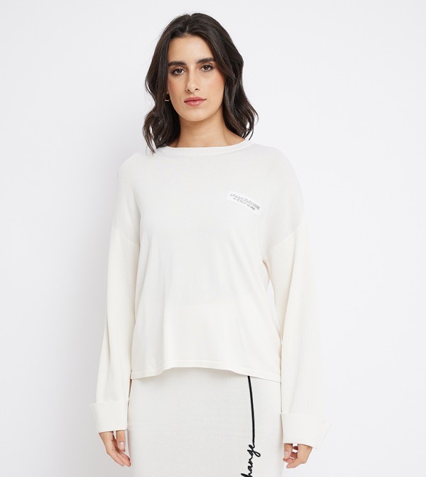 ارماني اكستشينج ارماني اكستشينج - أوف وايت Sweaters