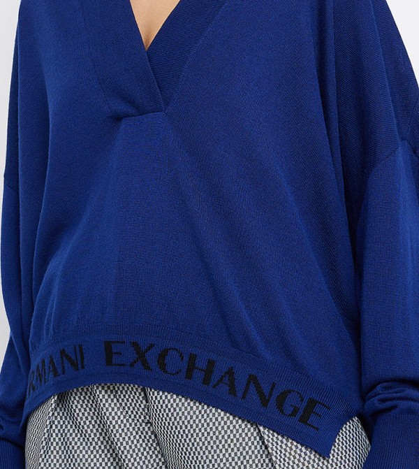 Armani Exchange  - Blue Sweaters