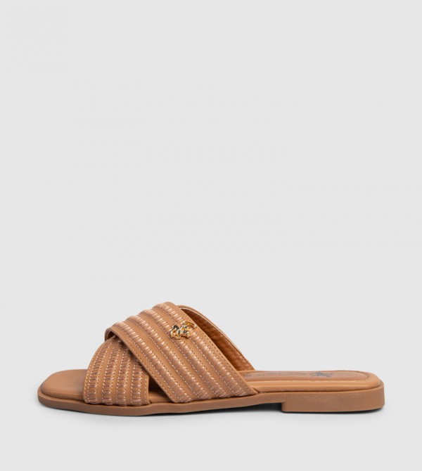 Beverly Hills Polo Club  Shoes - Brown Flat Sandals