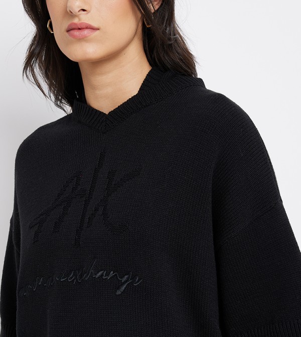 Armani Exchange  - Black Sweaters