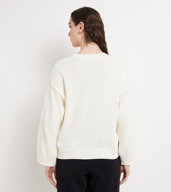 Armani Exchange - Off White Sweaters