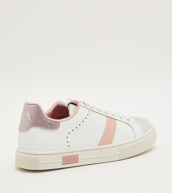 Armani Exchange  - White Low Top
