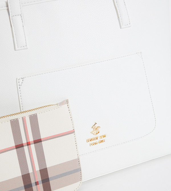 Beverly Hills Polo Club  Tote Bags - White Tote Bags
