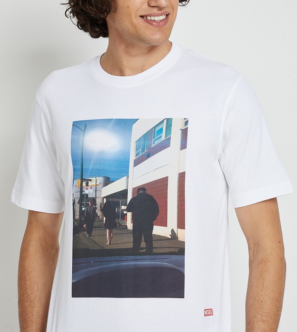Diesel Diesel - White Casual T-Shirts