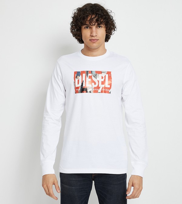 Diesel Diesel - White Casual T-Shirts