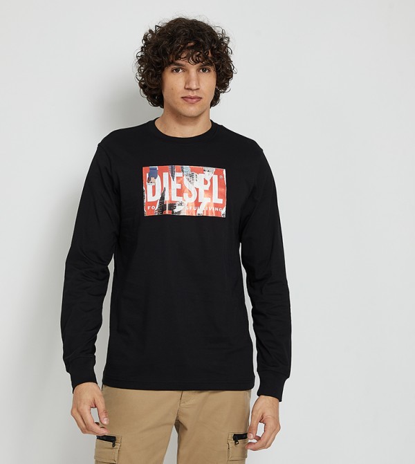 Diesel Diesel - Black Casual T-Shirts
