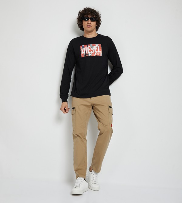 Diesel Diesel - Black Casual T-Shirts