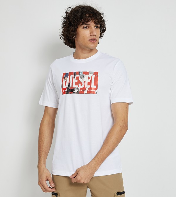 Diesel Diesel - White Casual T-Shirts