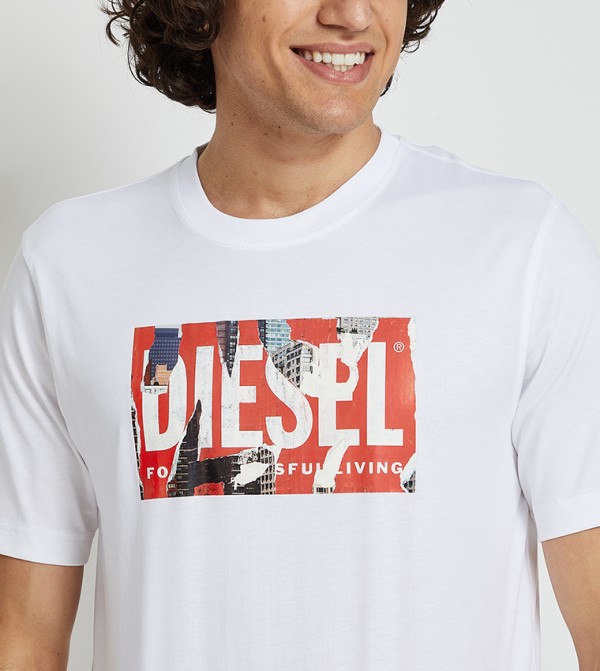 Diesel Diesel - White Casual T-Shirts