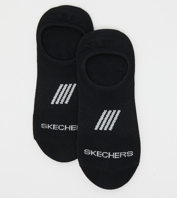 Skechers No Show Socks - Black No Show Socks