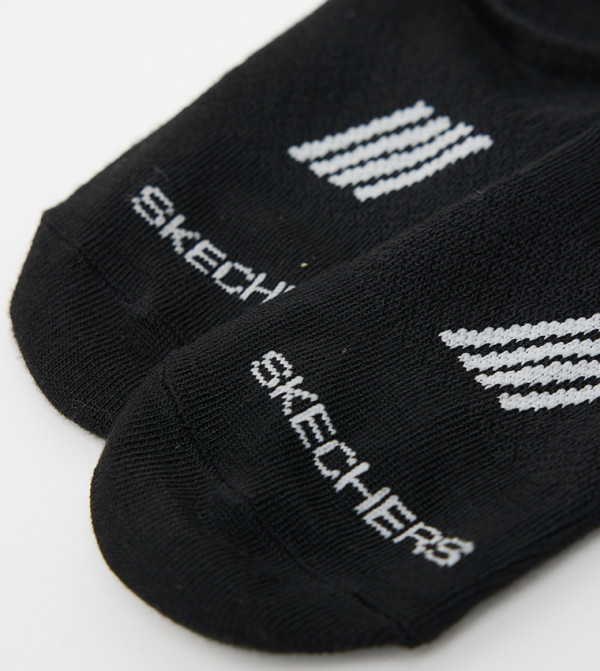 Skechers No Show Socks - Black No Show Socks