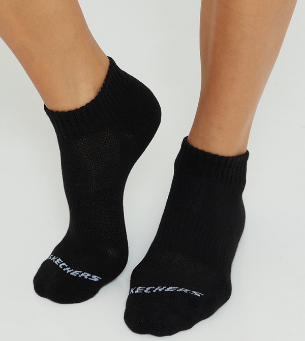 سكيتشرز newrunningwomen - أسود Casual Socks