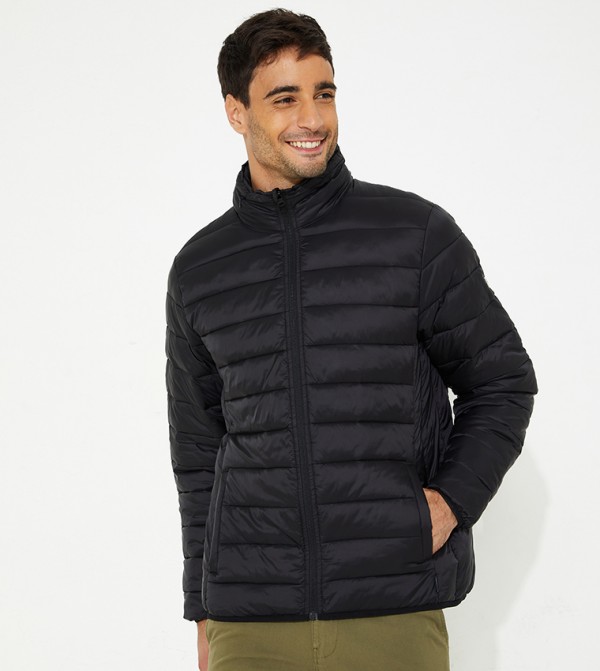 Beverly Hills Polo Club  Puffer Jackets - Black Puffer Jacket