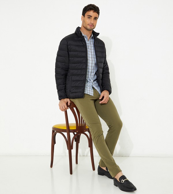 Beverly Hills Polo Club  Puffer Jackets - Black Puffer Jacket