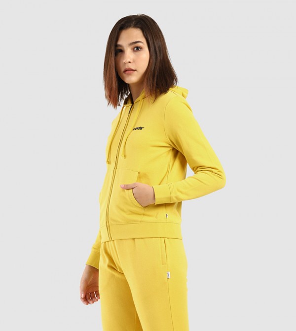 ليفايز  هوديات و سويتيشيرتات - أصفر Fashion Hoodie