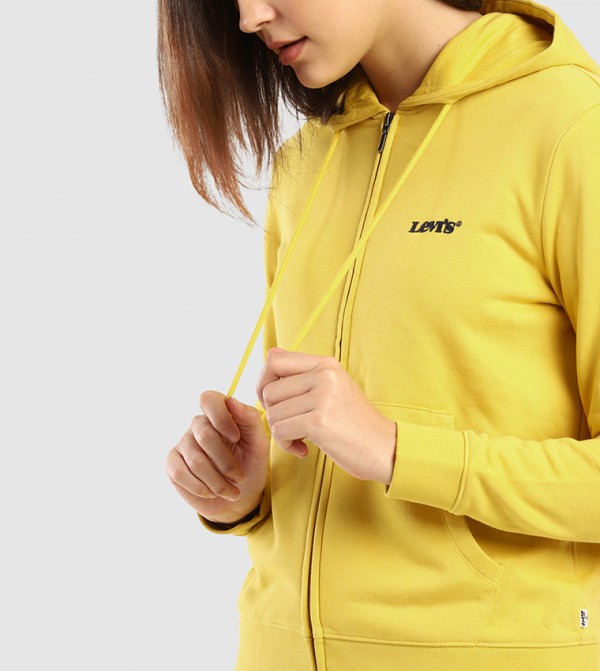 ليفايز  هوديات و سويتيشيرتات - أصفر Fashion Hoodie