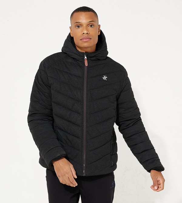 Beverly Hills Polo Club  Parka jacket - CHARCOAL Parka jacket