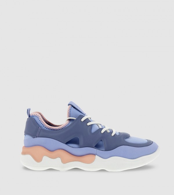 ECCO  - Blue Low Top