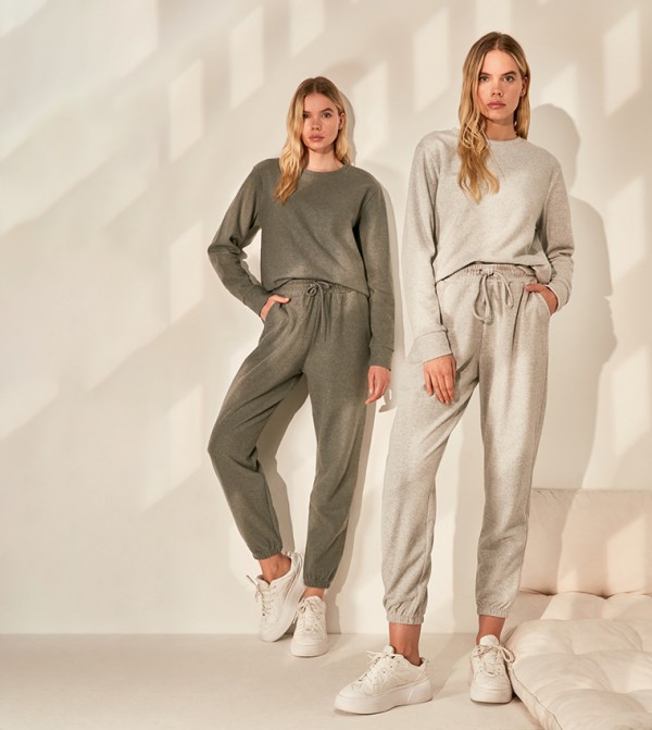 Trendyol  Track Pants - Grey Track Pants/Joggers