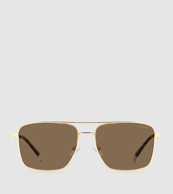 Polaroid Polaroid - Gold Square Sunglasses