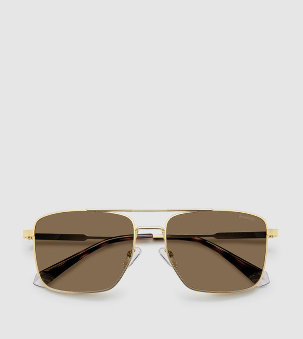 Polaroid Polaroid - Gold Square Sunglasses