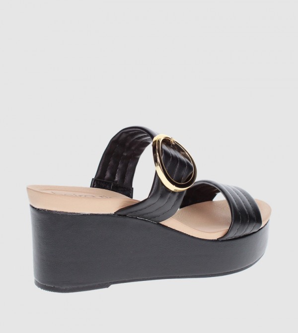 Beira Rio Beira Rio - Black Wedge Sandals