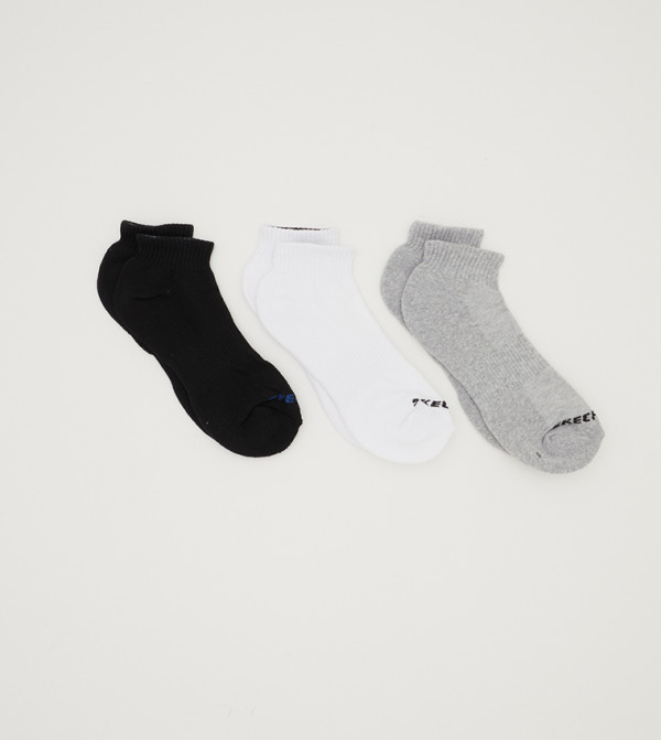 سكيتشرز  جوارب كاجوال - أبيض Casual Socks