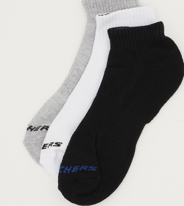 سكيتشرز  جوارب كاجوال - أبيض Casual Socks