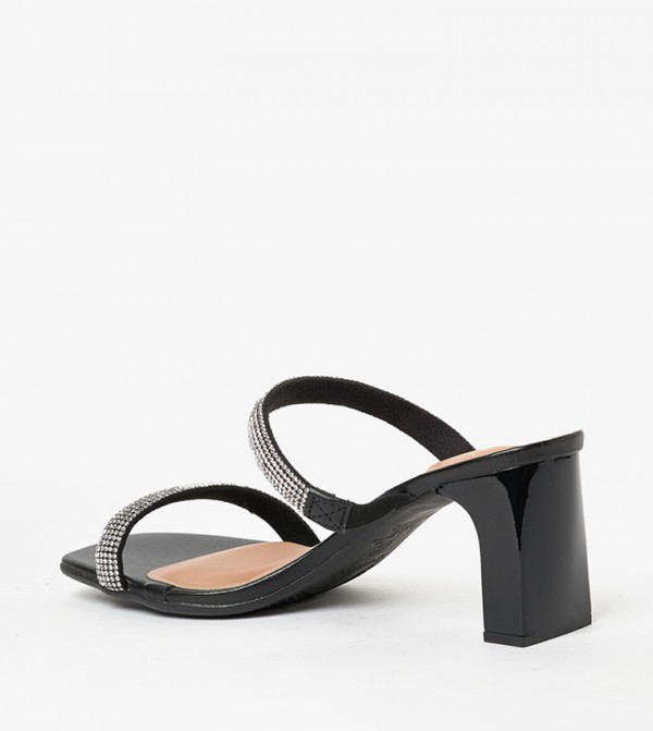 Beira Rio Beira Rio - Black Heeled Sandals