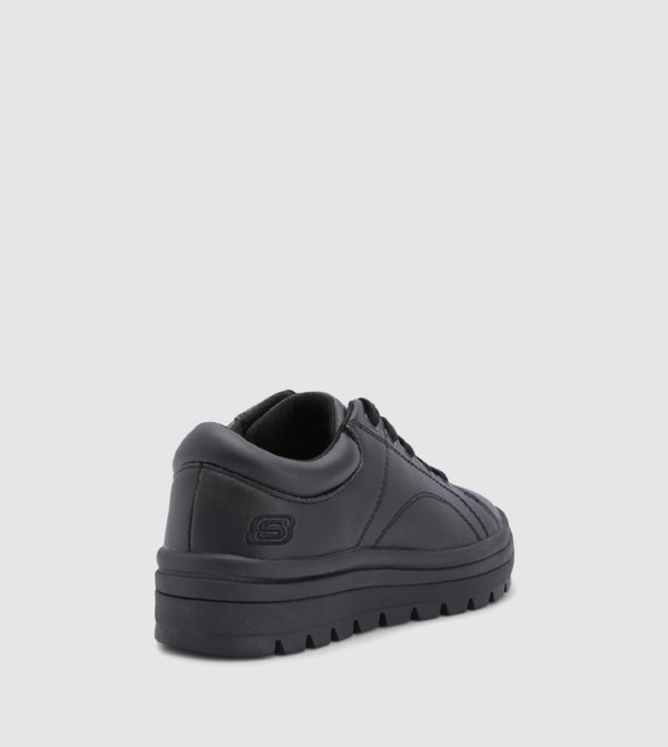 Skechers skechers school shoes - Black Low Top