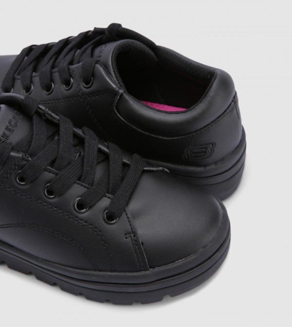 Skechers skechers school shoes - Black Low Top