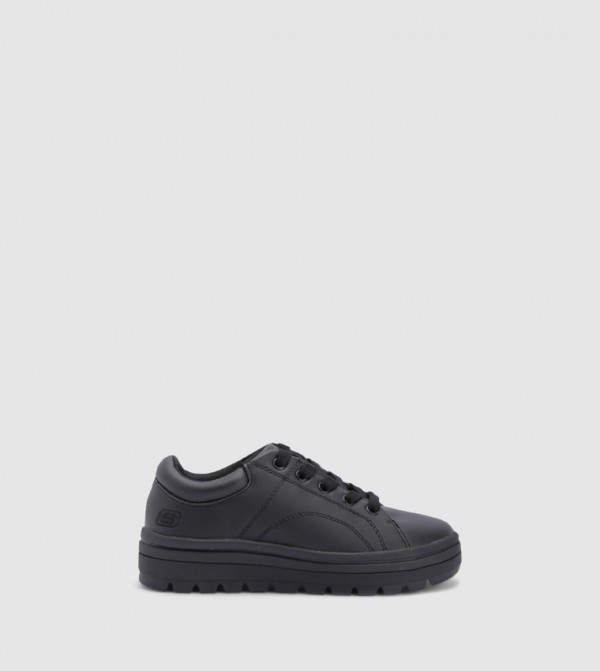 Skechers skechers school shoes - Black Low Top