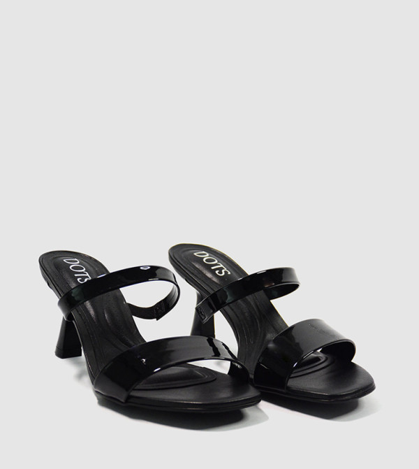 Dots Dots - Black Kitten Heels