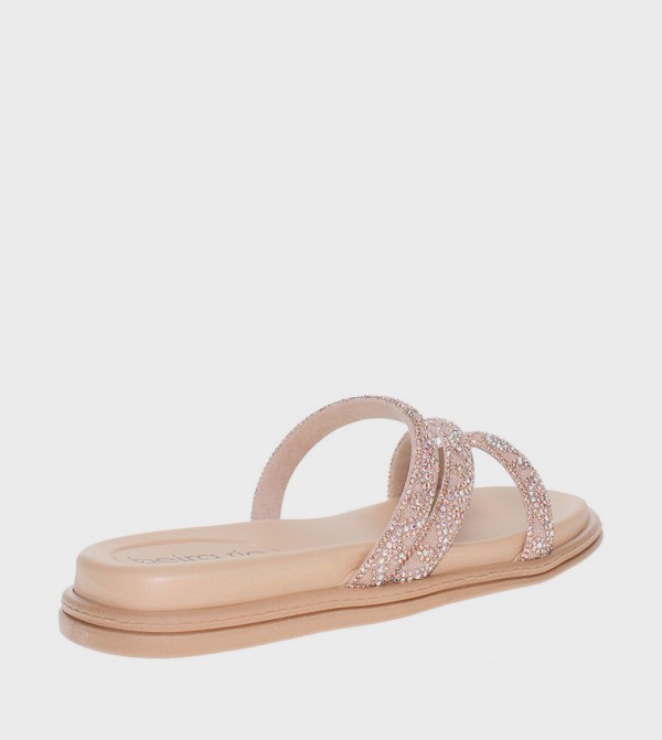 Beira Rio Beira Rio - Beige Flat Sandals