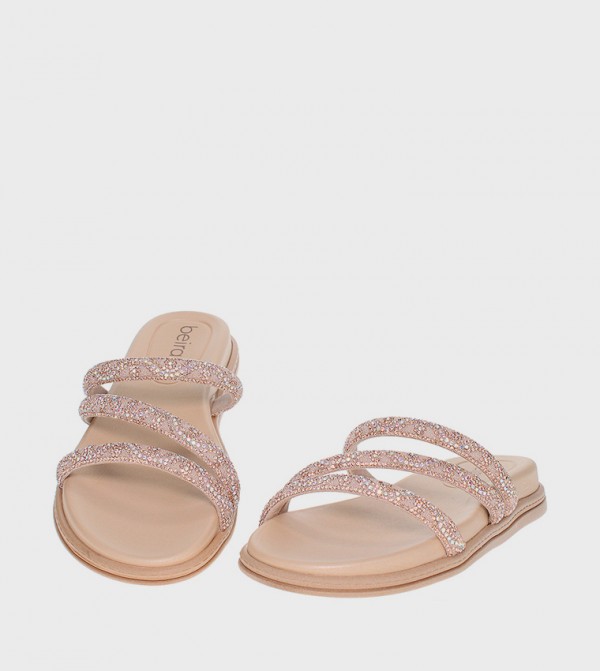 Beira Rio Beira Rio - Beige Flat Sandals
