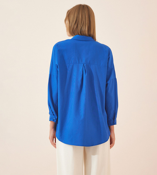 هابينس إسطنبول - أوتليت هابينس اسطنبول - أزرق قمصان